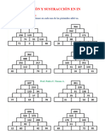 Adición y Sustracción Con Numeros Naturales