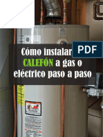 01 Calefón A Gas o Eléctrico