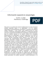 Spatial Information in Archaeology Clarke ESPAÑOL