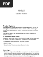 Unit 5 Electric Traction