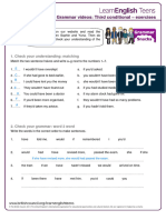 Third Conditional Moodle Exercises.