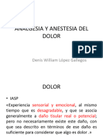 Analgesia y Anestesia Del Dolor