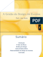 A Gestão Do Design em Eventos