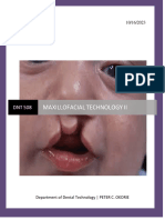 DNT 508 Maxillofacial Teachnology Ii