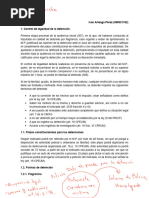 Control de Legalidad, Imputacion y Auto de Vinculacion