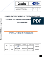 Work at Height Procedure