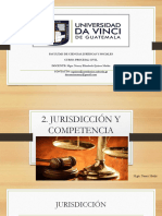 Jurisdicción y Competencia