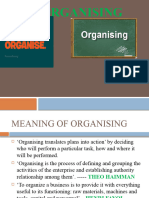 Organising