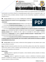 Conhecimento Geológico e Sustentabilidade Da Vida Na Terra - Resumos