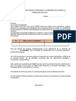 Carta de Presentación