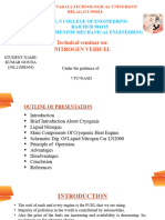 Technical Seminar On: Nitrogen Vehicel: S.L.N College of Engineering RAICHUR 584135 Departmentof Mechanical Engineering