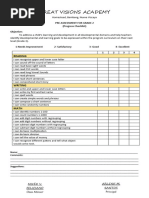 Checklist Assessment