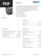 SKF 22310 E Specification