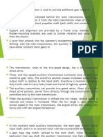 LECTURE 10 NOTES Auxiliary Transmissions