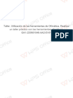 Taller Utilizacion de Las Herramientas de Ofimatica Realizar Un Taller Practico Con Las Herramientas Ofimaticas Ga1 220501046 Aa2 Ev01