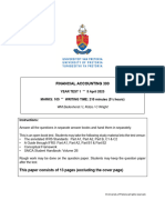 Financial Accounting 300: YEAR TEST 1 5 April 2023 MARKS: 105 WRITING TIME: 210 Minutes (3 Hours)