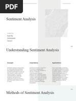 Sentiment Analysis