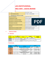 Plan de Tutoria, Orientacion Educativa y Convivencia Escolar 2024