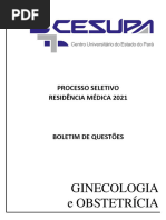 6Cg PS Acesso Direto GINECOLOGIA E OBSTETRÍCIA 2021 Corrigido