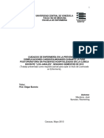 Cuidados de Enfermería en La Prevención de Complicaciones Cardiopulmonares Durante La Fase Postoperatoria en Pacientes Hospitalizados en La Clínica