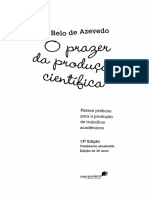 Azevedo (2012) O Prazer Da Produção Científica. Cap. 3.