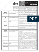 Kurita Water Treatment Chemicals-Chemicals