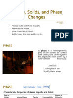 Lecture 9 - Liquids Solids and Phase Changes