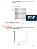 2021 Motion - Kinematics O Level 5054