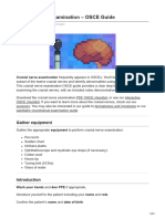 Cranial Nerve Examination OSCE Guide