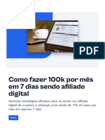 Como Fazer 100k Por Mes em 7 Dias Sendo Afiliado Digital