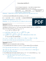 TDS1 Correction (Suites Et Récurrence) 2023