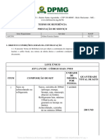 Termo de Referência Prestação de Serviço