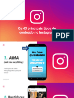 (Slides) Top 43 Tipos de Posts No Instagram