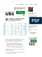 Tutoriel Le Tableau Croisé Dynamique Sur Excel - Formule Excel