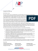 Call-to-Action Letter For Evidence-Based Care of Overweight and Obesity in The United States Armed Forces