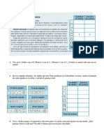 Primeras Semanas de Clase Juegos y Puntajes