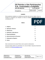 PG OG SMS 008 - Procedimento de Preparação e Resposta A Emergências