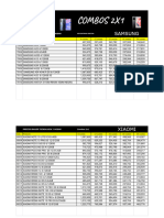 PRECIOS COMBOS 2X1 BAUER 2024 - Combos 2x1