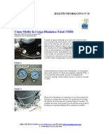 B29 Cómo Medir La Carga Dinámica Total TDH