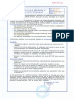 Politique Qualité Et Environnement V13