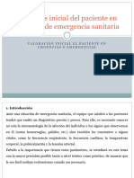 Diagnosis Inicial Del Paciente en Situación de Emergencia