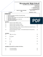 Informal Test - Term 1