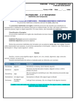 Atividades - 3 Serie - 2º Trimestre - 2022 - Indefinities and Compounds