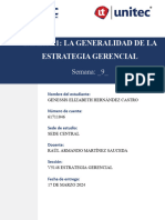 S9 - Tarea 9.1 - La Generalidad de La Estrategia Gerencial