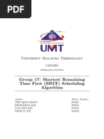 Shortest Remaining Time First (SRTF) Scheduling Algorithm