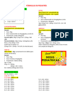 Formulas en Pediatria