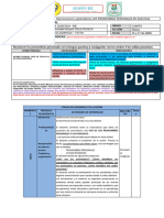 SESIÓN DE APRENDIZAJE 15 y 17 ABRIL