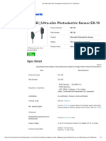 EX-13B - Ultra-Slim Photoelectric Sensor EX-10 - Panasonic