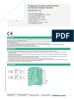 Frequency Converter With Direction and Synchronization Monitor KFU8-UFT-2.D