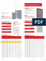 E10 HEPA Filter Specs